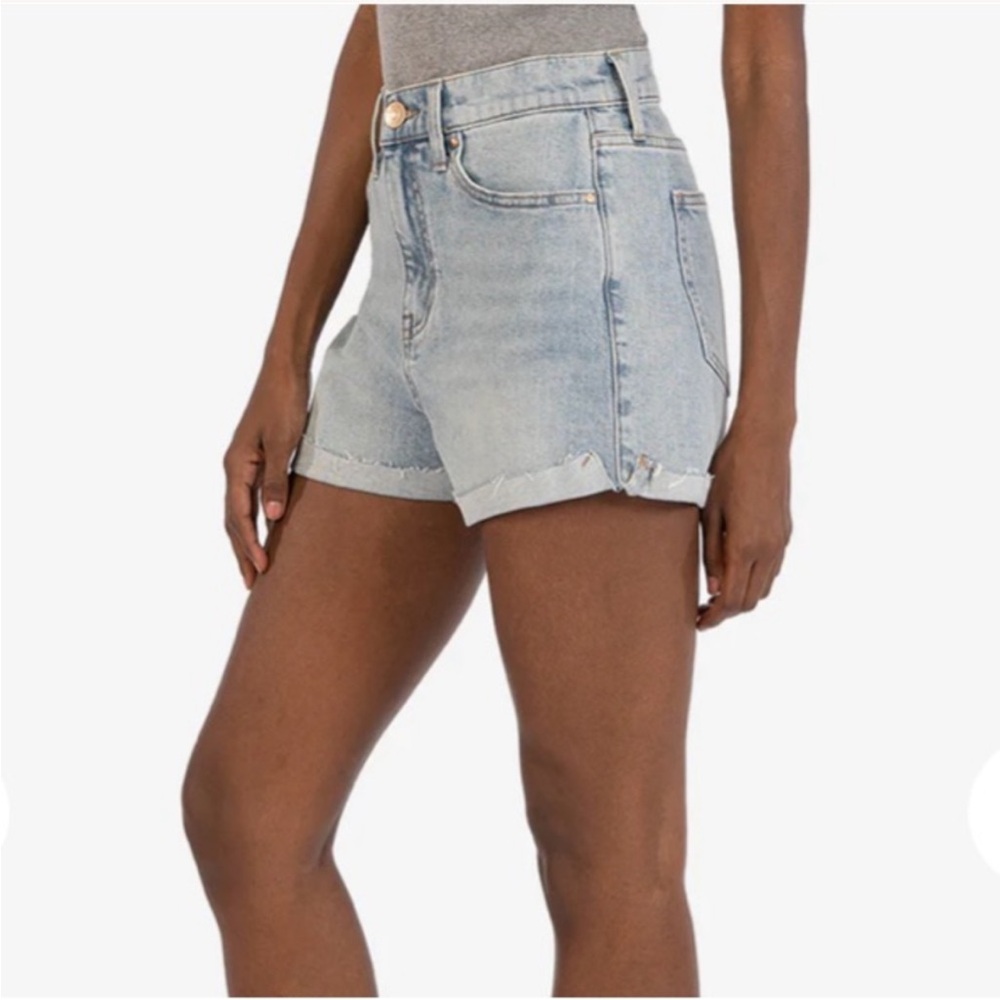 Kut from the Kloth Light Wash Jane Jigh Waisted Shorts— worn once!